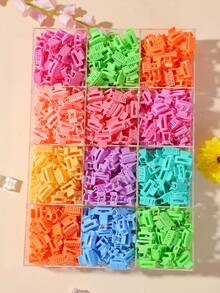 100/60/30/5pcs Girls Multi-Color Cute Hair Claw Clips, Sweet Versatile Small Hair Accessories For Daily Use - Multicolor - View 1