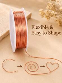 Gold & Silver & Rose Gold Color Jewelry Wire, High Quality Stainless Steel Jewelry Wire, Non-Fading, Rust-Resistant, High Color Fastness, Durable, Suitable For Bracelet & Necklace DIY, Non-Fading Beading Wire, Jewelry Rope, Handmade Braiding Wire - Multicolor - View 6