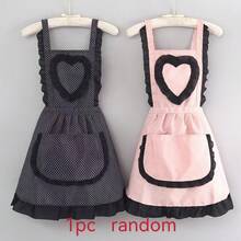 1pc/2pcs Reusable Stylish Canvas Aprons With Freely Adjustable Tightness. Made Of Soft And Wear-Resistant Fabric, They Are Stain-Proof And Breathable For Home Kitchen Cooking. Oil Stains Can Be Wiped Off Easily, Making Cleaning Effortless. - Multicolor - View 7