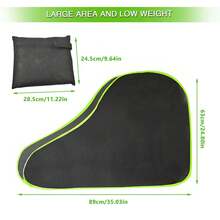 Universal Trailer Hitch Cover Windproof Towing Bar Guard With Storage Bag - A - View 6
