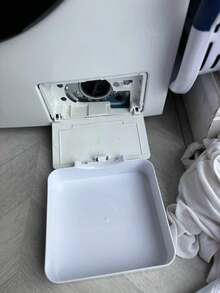 1pc Washing Machine Drain Pan, Essential Laundry Room Floor Protection Tray, Prevents Water Overflow, Durable Home Storage & Organization Solution Accessory, Suitable For Laundry Area Cleaning Supplies - Multicolor - View 2
