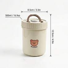 Microwaveable Insulated Food Jar For Hot Food, 304 Stainless Steel Thermal Lunch Box, Leakproof Warm Food Container With Handle, Insulated Bowl, Heated Lunch Box For Student School, Food Storage Containers - Multicolor - View 17