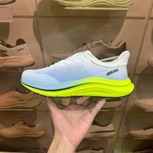 Anta New Men's Breathable Shock-Absorbing Lightweight Racing Sports Shoes Professional Running Shoes - White/Blue-purple-green - View 3