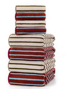 Minimalist Striped Coral Fleece Microfiber Solid Color Soft Absorbent Quick-Dry Home Towel 35*75cm/70*140cm/90*170cm Bath Towel - Multicolor - View 2