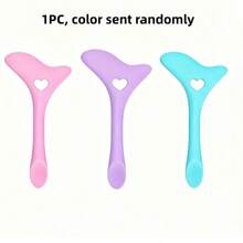 1pc Multi-Function Eyeliner Stencil, Reusable Waterproof Silicone Eyeliner Guide Template, Suitable For Eyeliner Brush, Eyeliner Pencil And Stamp Positioning Assistance, Eyelash Stamp Tool, Makeup Beginner, Crescent Moon Guard, Eyeliner Magic Tool - Multicolored - View 12