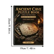 Buku Permainan Puzzle Dewasa, Permainan Puzzle Petualangan, Tema Sejarah dan Arkeologi, Cocok untuk Tantangan Puzzle Dewasa, Santai dan Meredakan Stres, Tersedia Berbagai Gaya (Pulpen Tidak Termasuk) - Sepotong Tunggal - View 7
