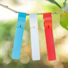 100pcs Waterproof Plastic Plant Labels Hanging Plant Tags Gardening Plant Marker Labels Tools For Flower Pots And Planters - A - View 3