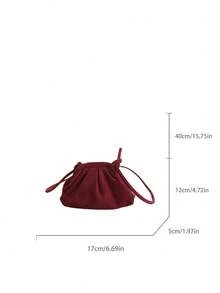 A Compact, Exquisite, Versatile And Stylish Lightweight Lady's Crossbody Bag, A New Style For The Autumn And Winter Seasons. - Red - View 3