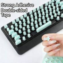 1 buah Stiker Keyboard/Tombol Khusus Kuku Panjang/Hadiah Praktis dengan Motif Langit Berbintang dari Silikon Universal untuk Seni Kuku - View 6