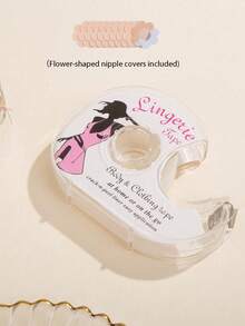 1 Roll Transparent Anti-Slip Clothing Tape, Invisible Fixing Patch, Suitable For V-Neck Tops And Bra Straps, Summer Fashion Essential - Multicolor - View 14