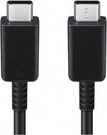 Samsung - Cable USB tipo C a USB tipo C EP-DN975 de 1 m, 100 W (5 A), para carga rápida y transferencia de datos USB 2.0 - Negro - Ver 4