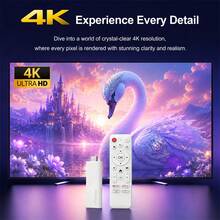 New H96MAX 3518D Android TV Box RK3528 Chip Android 14.0 4K HD Smart Player 2.4G&5G Dual Band WIFI Bluetooth Voice Remote Control Media Player - White - View 6