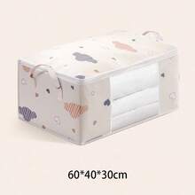 Túi đựng búp bê cho trẻ em, thiết kế vải gấp gọn dung tích lớn có cửa sổ trong suốt, giỏ đựng quần áo và chăn cho bé, túi đựng đồ mẹ và bé cầm tay dùng cho tủ quần áo gia đình - Nhiều màu - Xem 10