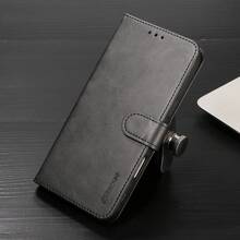 1pc Vintage PU Leather Flip Phone Case Compatible With Apple 18ProMax/18Pro/18/17e/17ProMax/16ProMax/16Pro/16Plus/15ProMax/15plus/13ProMax/13pro/ A5/ G06, Embossed Brand Logo Eaacaa Full Coverage Multi-Angle Protection Phone Cover With Multi-Card Slots And Wallet Function For Coins, Anti-Drop Anti-Theft Phone Case With Kickstand, Suitable For Men And Women For Daily Commute/Shopping - Black - View 10