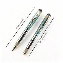 Luxury Metal Ballpoint Pen Set Retro Carved Pattern Rollerball Pen With Fabric Pen Bag Business Birthday Gift Pen For Collection - 1350 - View 2