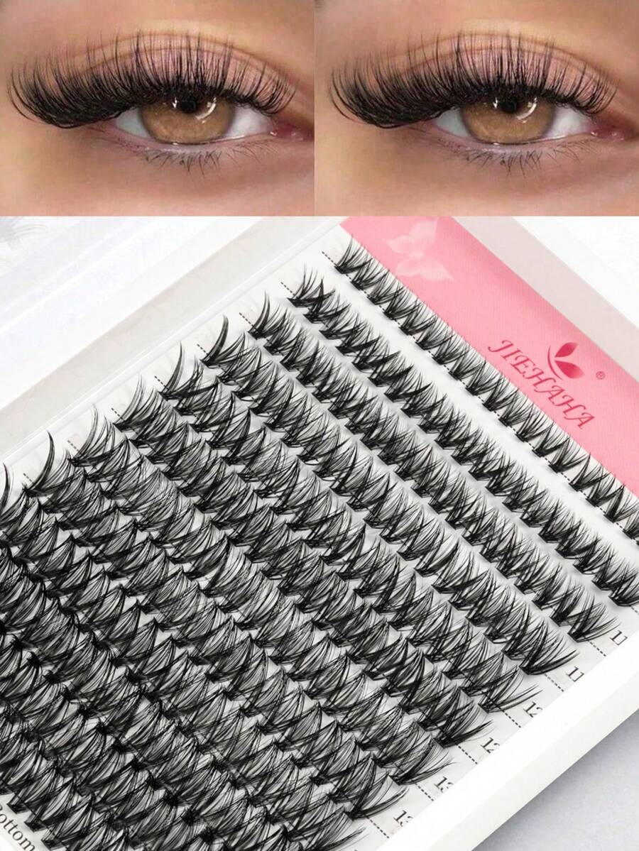 240 قطعة رموش صناعية D Curl بطراز عطلة 40D، أطوال مختلطة 9 مم-16 مم، بطراز طبيعي، صف واحد كثيف، عناقيد فردية مزروعة، رموش صناعية DIY، عناقيد رموش فردية، تمديد رموش خصلات فردية، عناقيد رموش صناعية - D - مشاهدة 1