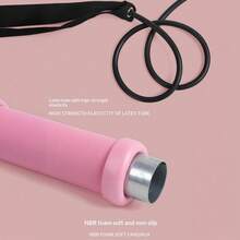 1PC Multifunctional Pilates Bar Kit With Foot Loops, Portable Pilates Stick Exercise Bar With Resistance Bands, Home Gym Workout Equipment For Full‑Body Body Shaping, Arms Legs Hips Core Training - Leg Pilates Bar - View 5