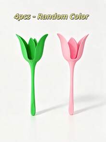 2/4/8pcs Tulip Shaped Napkin Holder, Flower Style Napkin Stand, Creative Tabletop Napkin Decor - View 10