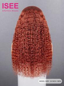 ISEE Hair Wear Go 無膠紅色棕色水波紋 7*5 蕾絲封口假髮 180% 密度 真人髮 16-28 英吋 預拔髮際線 漂染髮根 初學者友善 女士日常配戴 - S33 - 查看 4
