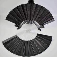 12pcs/1pc/ Shiny Silver Handheld Fan, Summer Beach Fan, Portable Fan, Essential For Party And Beach Outings, Suitable For Various Holidays And Wedding Occasions. School - Silver - View 6