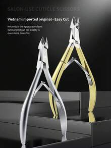 annies ﻿ Silver Professional Cuticle Nipper,Stainless Steel Cuticle Scissors Trimmer For Dead Skin Salon Home Manicure Tool - Multicolor - View 5