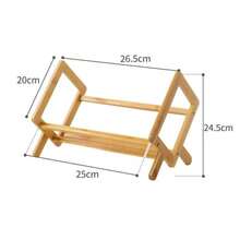 Desktop Bookshelf Simple Small Desk Organizer Storage Rack For Office Desk Minimalist - Multicolor - View 9