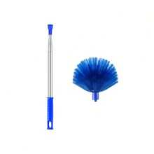 Roof Ceiling Dusting Tool With Extension Pole, SpiderWeb Duster, Spider Web Cleaning Brush And CeilingFan Duster Set, 15-100 Inch Stainless Steel TelescopicPole, Washable - Multi-color - View 10