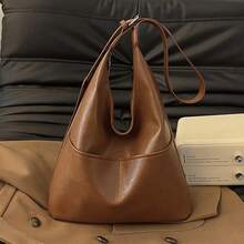 1pc Women's Tote Bag 2026 Spring/Summer New Minimalist Commuter Underarm Bag Large Capacity Crossbody Shoulder Bag - Multicolor - View 13