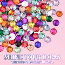 40,000pcs Flat Back Rhinestone Set, 40 Colors Jelly Gemstones With Hand Tools, All-In-One DIY Diamond Decoration Kit, Suitable For Jewelry Making, Handmade Accessories, Art Projects, Decorative Crafts And Creative Gifts - Multicolor - View 5