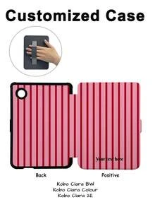 GIIPPA 1pc Customized Name Striped Element Kindle Reader Protective Case, With Auto Wake/Sleep Function, Compatible With Clara BW/Libra Colour/Clara Colour/Clara 2E, Paperwhite 10th/11th/12th, Kindle(Colorsoft)/10th/11th/12th And Other Popular Models, Kindle Accessories/Kindle Protective Case - Multicolor - View 6