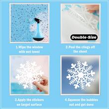 1 Set Christmas Snowflake, Christmas Tree, Bird Pattern Decorative Stickers, Christmas Static Window Stickers, Holiday Party Home Decor Stickers, Christmas Party DIY Decorative Window Stickers, Atmosphere Creating Supplies, Photo Props, Suitable For Christmas Home Decor, Holiday Party Window Decoration, Store Window Decorative Stickers - Multicolor - View 9