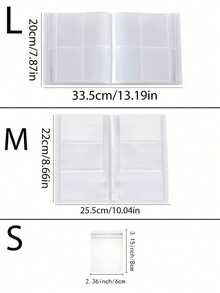 1pc Frosted Transparent Jewelry Storage Book, Portable Jewelry Organizer Binder For Rings, Earrings, Necklaces, Bracelets And Small Accessories - Jewelry Storage Book - View 8