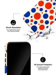 Colorful High Contrast Polka Dot Case For IPhone18 Pro Max,17,17Pro Max,16Pro,15Pro Max,13pro,15,14,14Pro,13,12,11 - Contrast Polka Dot - View 3