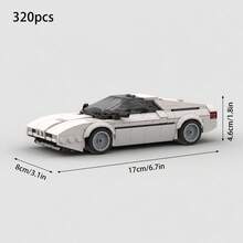MIKEMENG 359 PCS Classic MOC Building Blocks Racing Car Set, Adult DIY Assemble Car Toy Model, Suitable For Collection, City Tech Champion Cup Series, Perfect As Birthday, Halloween, Christmas Gift For Boyfriend, Husband - Model - View 12