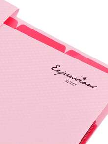 1pc Expandable File Folder, Accordion Style File Storage Bag With Label Stickers, Portable Paper Storage Wallet, Suitable For School Office Supplies Back To School Season - A - View 6