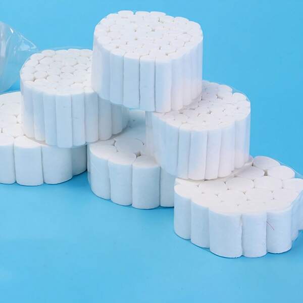 50pcs Disposable Cotton Swabs, High Absorbency Cotton Material, Gentle Cleaning And Absorbent Care, Suitable For Daily Care, Makeup Removal, Cleaning, Home Personal Care Essential, Disposable Cotton Swabs