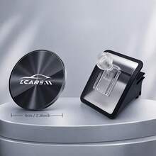 LCARS New Energy Vehicle Magnetic Phone Mount - Compatible With 2024-2025 Model 3 Highland And Model Y Launch Air Vent Installation, Space-Saving Design With Unobstructed View (Not Compatible With Older Models) - D18+C02 - View 3