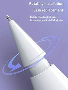 6/4 buah Ujung Pensil Apple, Kompatibel dengan Generasi ke-1/ke-2 dan Pro | 3 Tingkat Kekebalan | Ujung Universal Lembut, Kompatibel dengan Pro 2018-2025 | Aksesori Stylus - MultiWarna - View 3