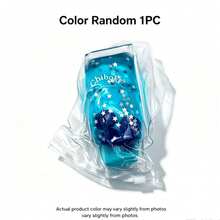 1pc Transparent Jam Toothpaste Squeeze Toy Set, Transparent Bottle With Fruit Pendant, Colorful Gel Sensory Stress Ball, Relieve Stress And Anxiety, Suitable For Desk Decoration And Party Favors, Soft Squishy Toy, Birthday Gift For Children, Teens And Adults - Multicolor - View 9