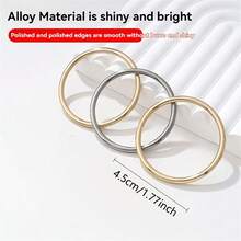 2pcs Adjustable Clothing Loop Straps With Snap Buttons - Adjustable Hem And Cuff Clips For Quick, No-Sew Adjustments To T-Shirts, Shirts, Dresses - Durable Buckle Fasteners, Sewing Snap Button Accessories/Clothing Packaging Decorative Buckles - A - View 3
