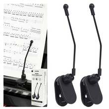Piano Music Stand Suitable For Upright Piano, Grand Piano, Electronic Keyboard And Standard Music Stand. It Is Portable, Convenient, Flexible And Highly Compatible, An Essential Tool For Learning Piano. - Black - View 9