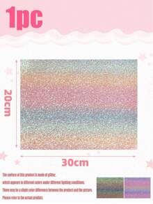 1pc Large 104-Hole Square Transparent White Perler Bead Template Board With Scale, Glitter Heat Transfer Paper For Shiny Gradient Effect, Perler Bead DIY Tool Kit, Perler Bead Crafting Materials, Birthday Gift And Holiday Party Small Gift, Back To School Season - Mixed - View 10