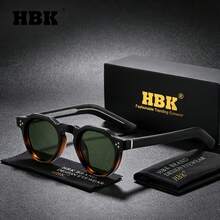 HBK New Casual Men's Fashion Glasses, Fashionable Temple Design, CP+PC Frame, Unisex, Daily Accessory, Suitable For Vacation And Beach - K40778 - View 11