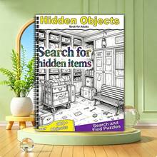 Adult Hidden Object Search Book, Suitable For Adult Puzzle Leisure Activity, 400+ Items To Find, Multiple Styles Available (Pen Not Included) - Single Piece - View 2