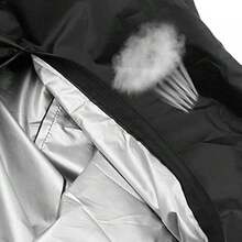 Garden Cushion Storage Bag 122 X 39 X 55 Cm | Waterproof And Splash-Resistant Protective Cover For Garden And Patio Cushions - Black - View 4