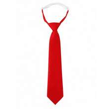 JK Uniform Black Tie Unisex Solid Color No-Knot Suit Shirt Accessory College Style No-Knot Tie - Multicolor - View 13