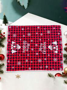 1pc Ultra-Fine Fiber Christmas Hand Towel, Santa Claus, Snowflake, Reindeer, Christmas Tree Pattern, Dish Cloth, Kitchen Cleaning Rag; Kitchen Decor, Outdoor Party Supplies, Suitable For Christmas Kitchen, Bathroom Decoration, Advent Gift, Christmas Surprise Small Gift - Multicolor - View 14