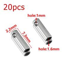 20Pcs Stainless Steel Leather Cord Chain Clasp Connectors, Leather Cord Pendant Connectors For DIY Necklace, Bracelet, Handmade Jewelry Accessories - DIY Accessories - View 14