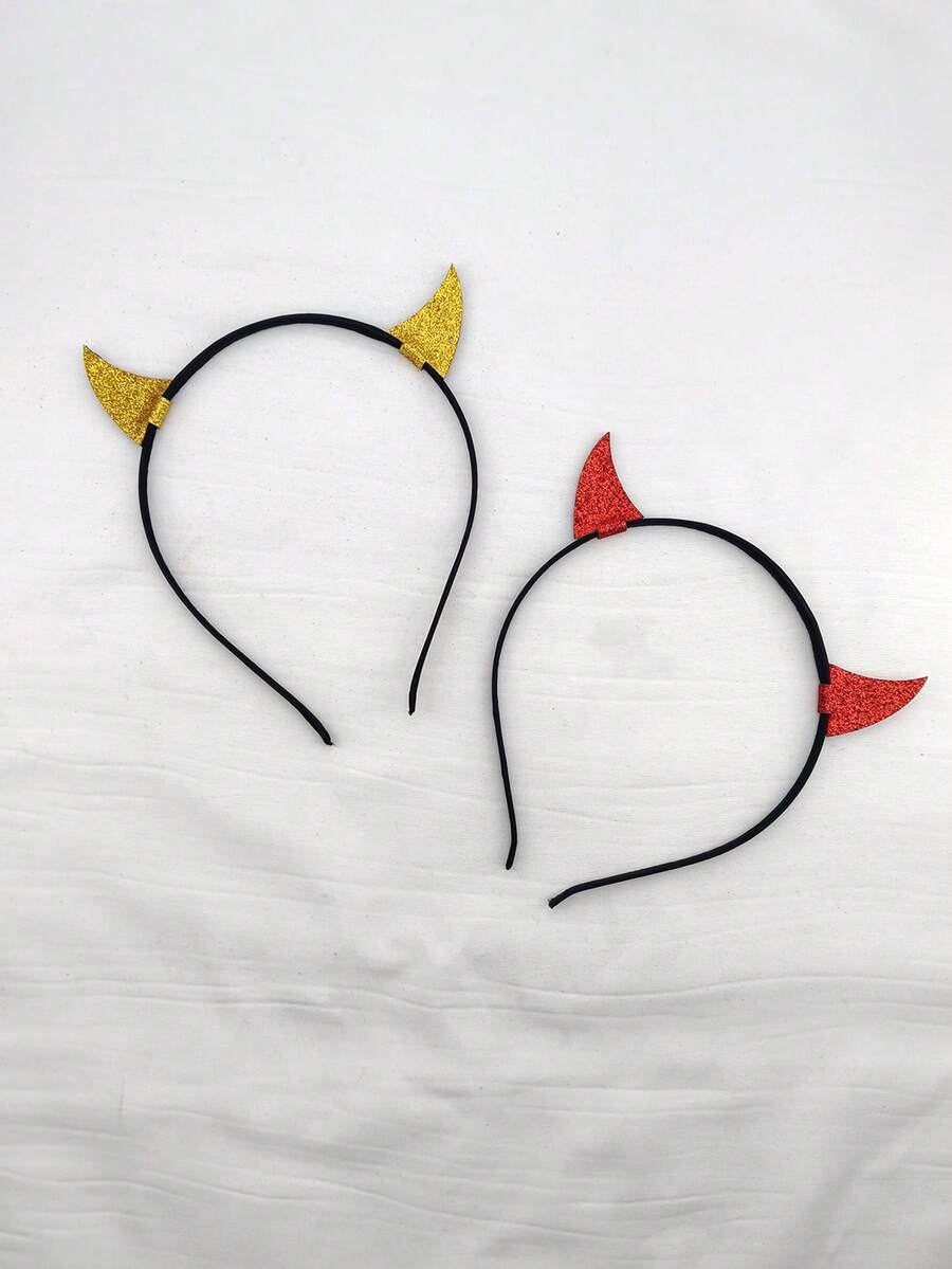 2pcs/Bag Halloween Casual Alloy Hair Claw Clips Suitable For Halloween Wear - Multicolor - View 1