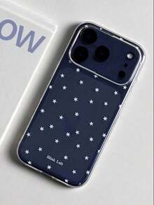 Sparkling Starlight Clear Phone Case, Compatible With 17 Pro Max/16/15/14/13/12 Pro Max/11, Cute Dreamy Glitter Shockproof Protective Cover, Korean Style Gift - The Screen Is Full Of White Stars - View 10